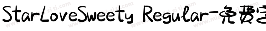 StarLoveSweety Regular字体转换
